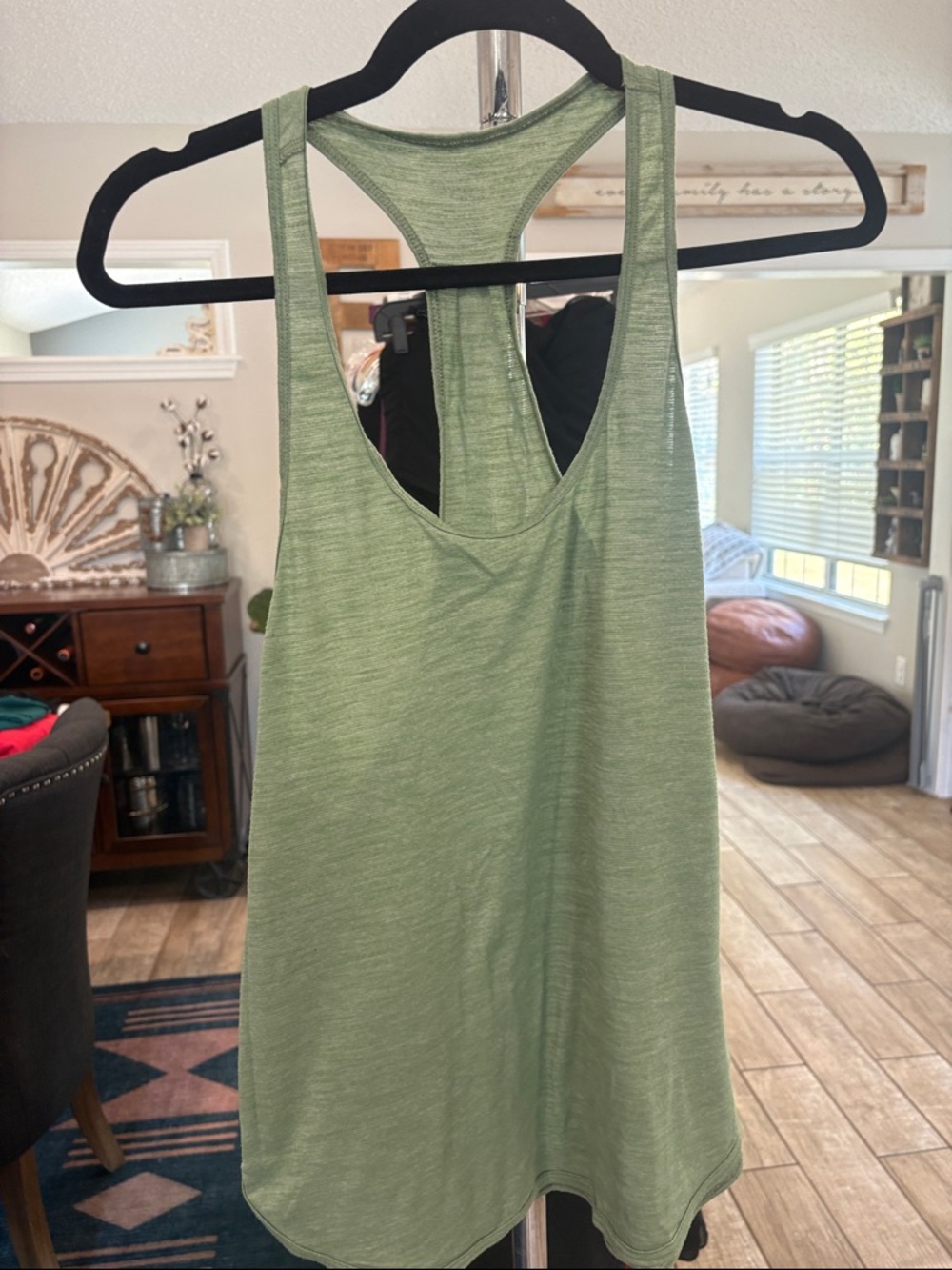 lululemon Light Sage Racerback tank size 6